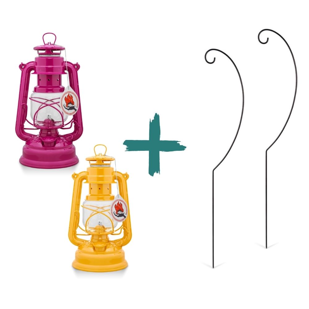 Starter set 2x lantern & 2x holder