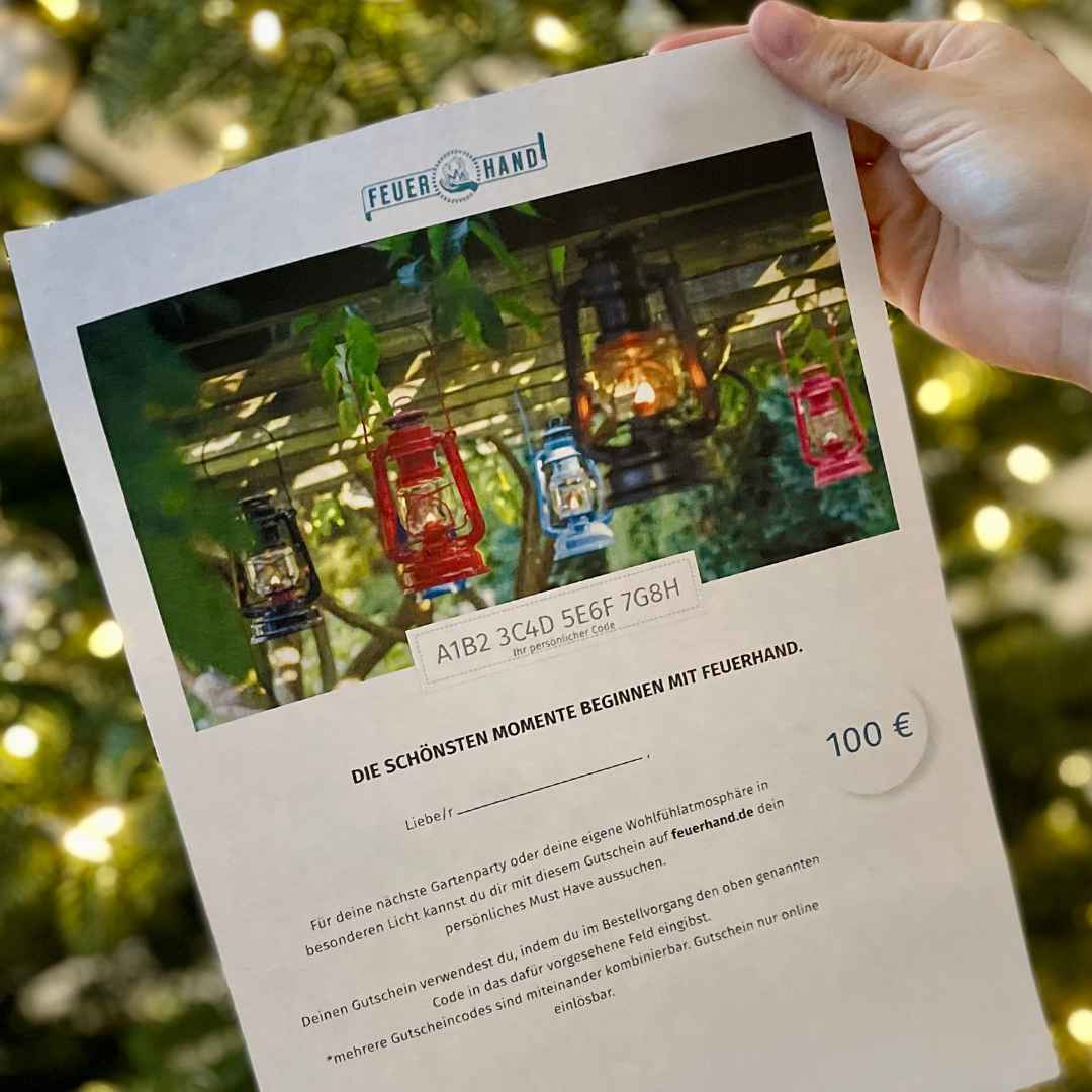 Feuerhand gift voucher (to print out)