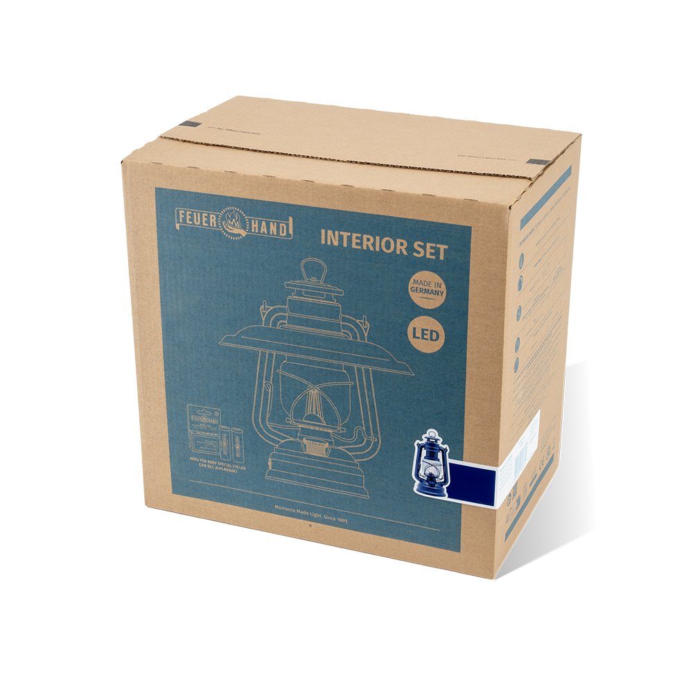 LED Laterne - Interior Set Cobalt Blue