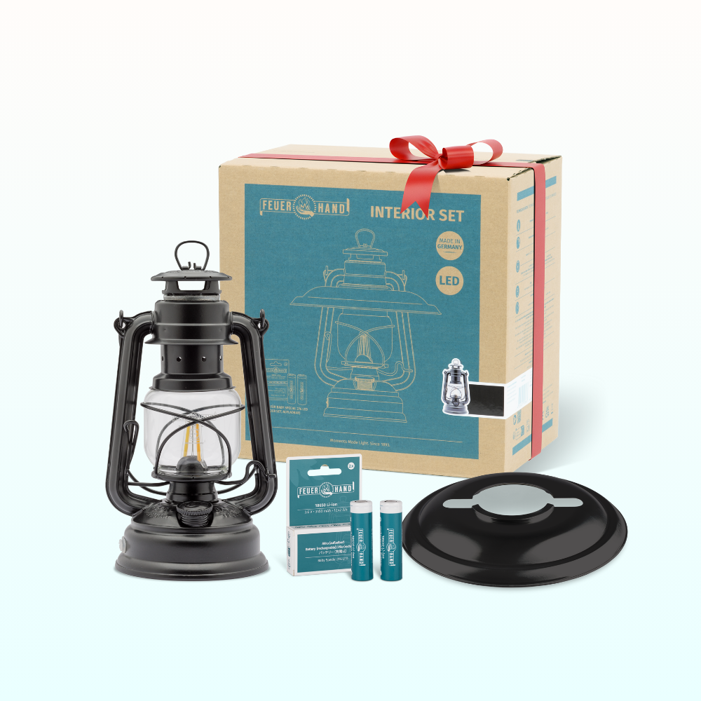 LED Laterne - Interior Set Matte Black