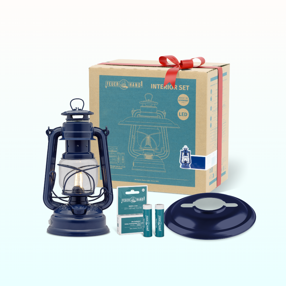 LED Laterne - Interior Set Cobalt Blue