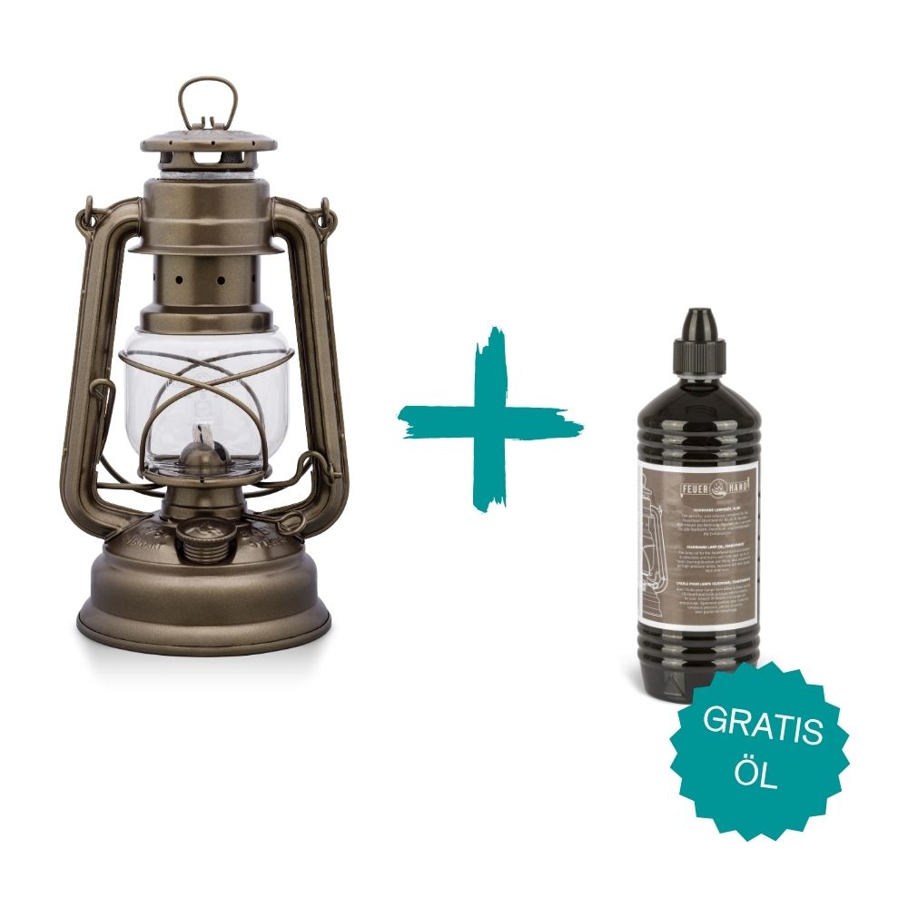 Sturmlaterne + Gratis Lampenöl | Black Friday 2025